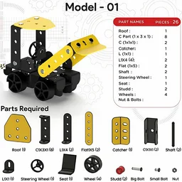 Mecha Racer STEM Kit – 5-in-1 DIY Construction for Kids 8+