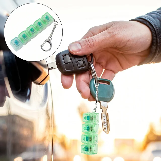 Mechanical Keyboard Switch Keychain – Satisfying Click & LED Light