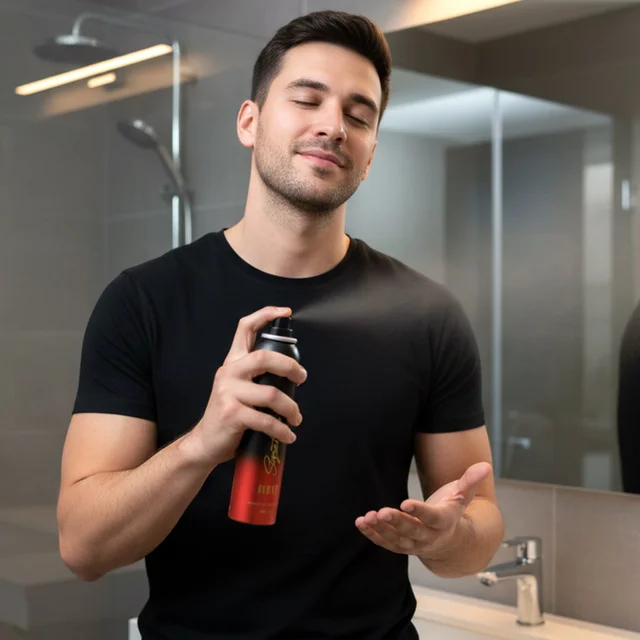Men's Burnt Fragrance Body Spray – Long Lasting & Intense Scent