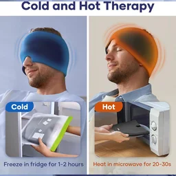 Men's Migraine Relief Cap 360 Degree Cooling Gel for Head Pain (1 Pc)