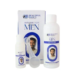 Men's Skin Bleach – Brightening Lotion & Activator Powder Set (200 gm)