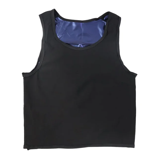 Men's Sweat Shaper Tank Top – Slim Fit Neoprene Vest for Weight Loss