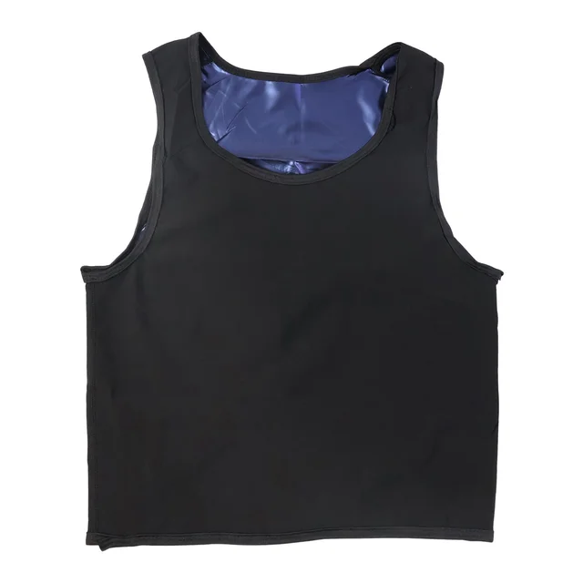 Men’s Sweat Shaper Tank Top – Slim Fit Neoprene Vest for Posture & Sweat Boost