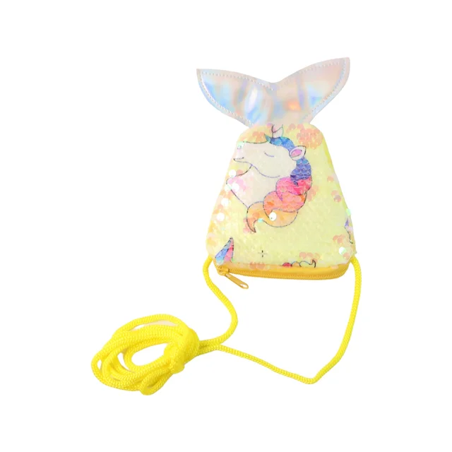 Mermaid Tail Kids Sling Bag – Colorful Reversible Sequins