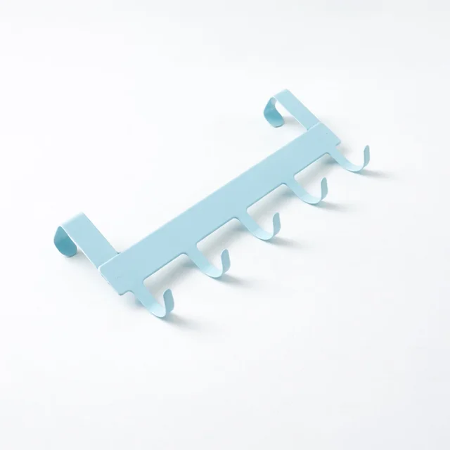 Metal 5 Hook Hanging Rack – Heavy Duty Over Door Hanger