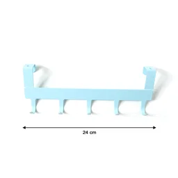 Metal 5 Hook Hanging Rack – Heavy Duty Over Door Hanger