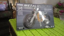 Metal Bike Building Kit – DIY STEM Construction Toy for Kids | Little Blocks