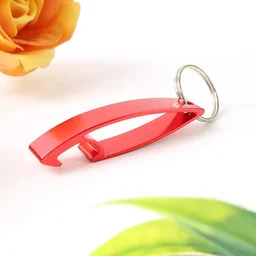 Metal Bottle Opener Keychain – Compact 2-in-1 Portable Tool