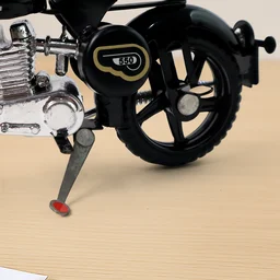 Metal Bullet Bike Toy with Side Stand – Realistic Miniature Model