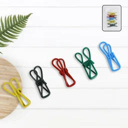 Metal Clothes Pins Clips – Durable Multi-Function Set of 5