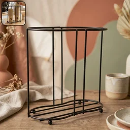 Metal Desktop Water Cup Holder – Space-Saving Organizer for Cups