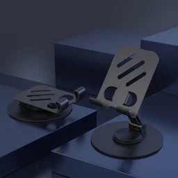 Metal Foldable Mobile Stand 360 Degree Rotating Adjustable Holder (1 Pc)