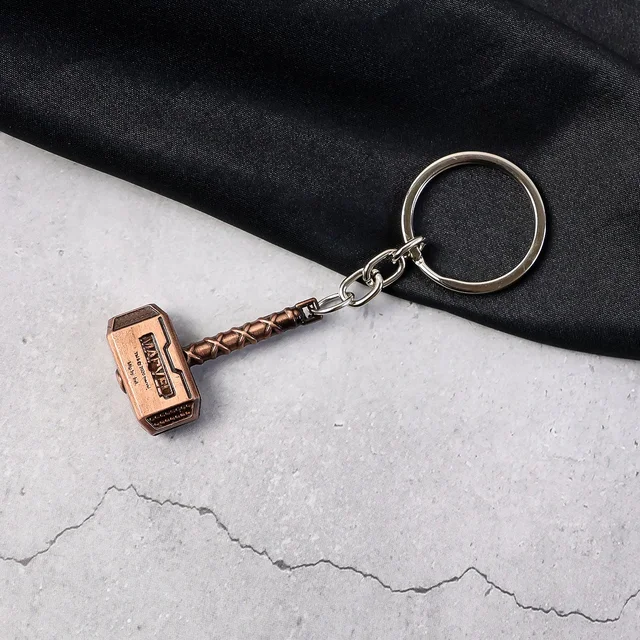 Metal Hammer Keychain – Durable Zinc Alloy Mini Keyring