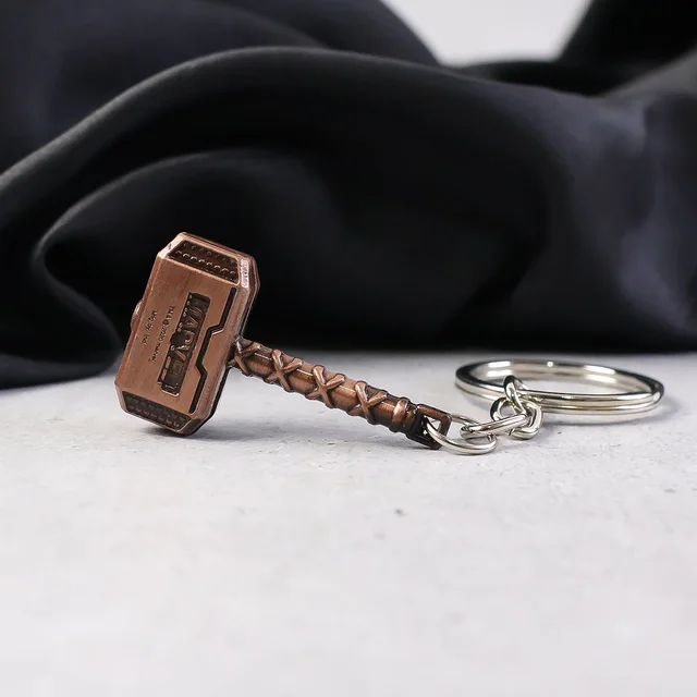 Metal Hammer Keychain – Durable Zinc Alloy Mini Keyring