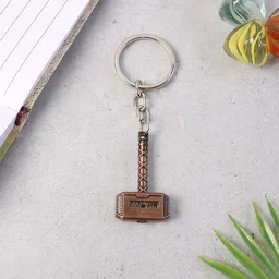 Metal Hammer Keychain – Durable Zinc Alloy Mini Keyring