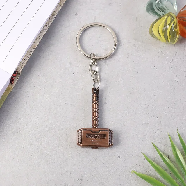 Metal Hammer Keychain – Durable Zinc Alloy Mini Keyring