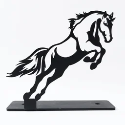 Metal Horse Sculpture – Modern Desk Decor for Sophistication