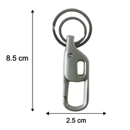 Metal Key Holder – Heavy Duty Carabiner Style Keychain for Secure Keys