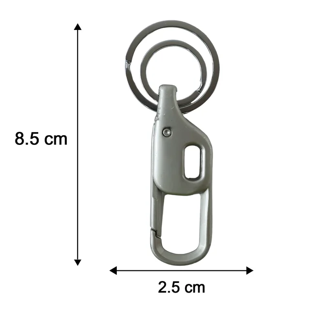 Metal Key Holder – Heavy Duty Carabiner Style Keychain for Secure Keys