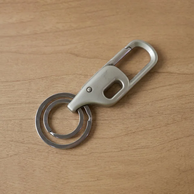 Metal Key Holder – Heavy Duty Carabiner Style Keychain for Secure Keys