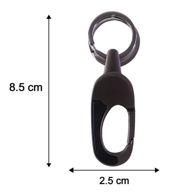 Metal Keychain with Carabiner – Durable & Stylish Organizer