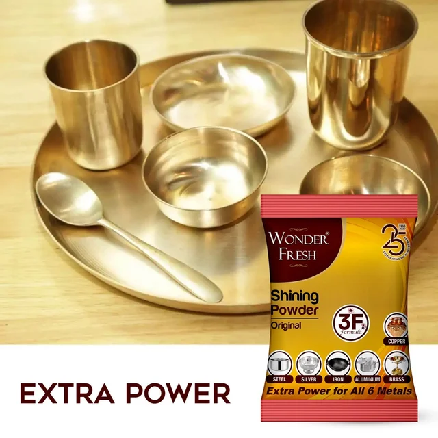Metal Polishing Powder – Multi-Metal Cleaner & Shine | Wonder Fresh