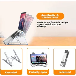 Metal Portable Laptop Stand – 7 Adjustable Angles | Gambit
