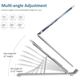 Metal Portable Laptop Stand – 7 Adjustable Angles | Gambit