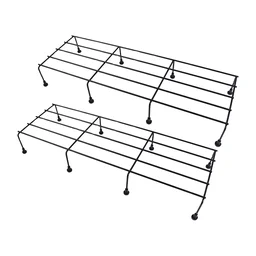 Metal Rectangle Flower Plant Stand – Durable 2 Pc Set | Giftoiza