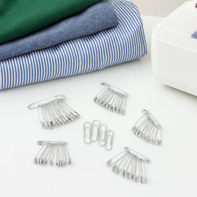 Metal Safety Pin Set – Durable Multipurpose Tailoring & Repair Kit