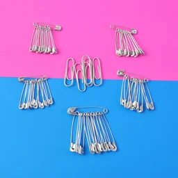 Metal Safety Pin Set – Durable Multipurpose Tailoring & Repair Kit