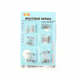 Metal Safety Pin Set – Durable Multipurpose Tailoring & Repair Kit