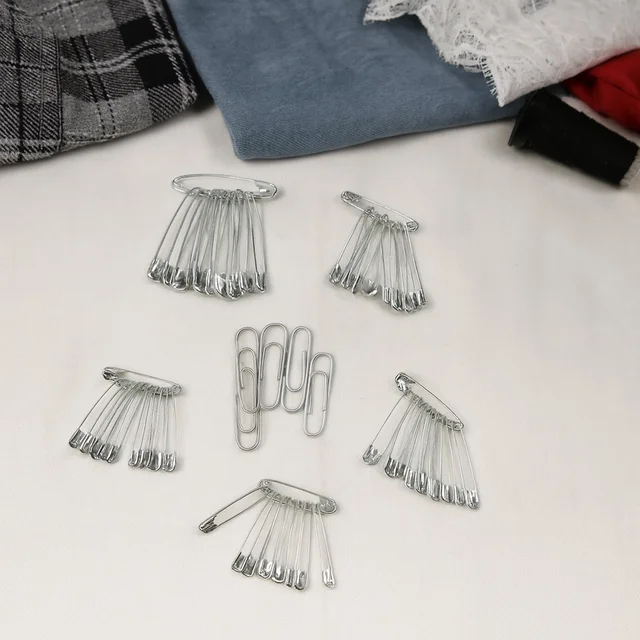 Metal Safety Pin Set – Durable Multipurpose Tailoring & Repair Kit