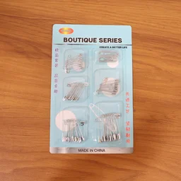 Metal Safety Pin Set – Durable Multipurpose Tailoring & Repair Kit