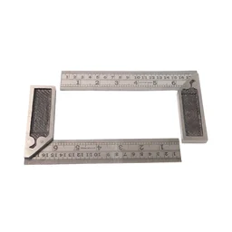 Metal Try Square Ruler Set – Durable 2-Piece Precision Tool