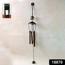 Metal Wind Chime with Om Symbol – Peaceful Spiritual Decor