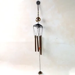 Metal Wind Chime with Om Symbol – Peaceful Spiritual Decor