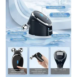 Microcurrent Face Massager – Skin Tightening & Wrinkle Care | Velvet Wellness