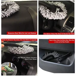 Microfiber Car Wash Brush – Streak-Free Cleaning | Velvet Wipe