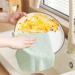 Microfiber Cleaning Cloth Set – 10 Pcs Multi-Use & Absorbent | Velvet Wipe