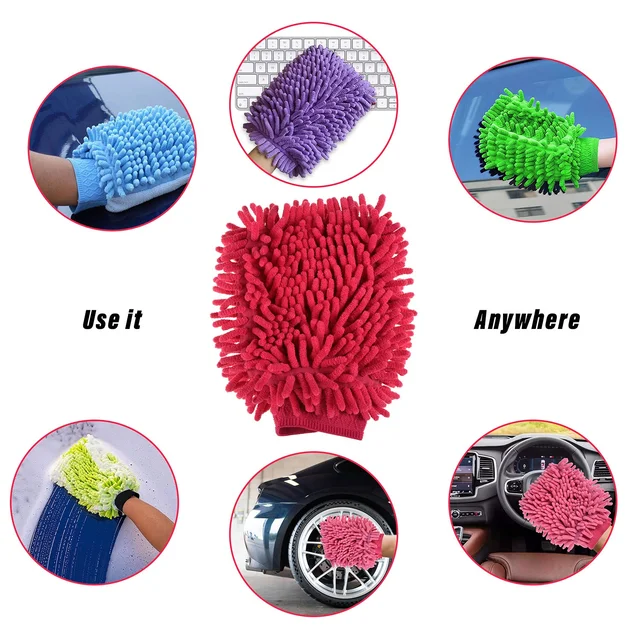 Microfiber Cleaning Glove – Double-Sided, Multi-Surface | Velvet Wipe