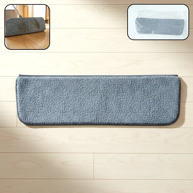 Microfiber Flat Mop Replacement Pad – Durable & Reusable 38x12cm