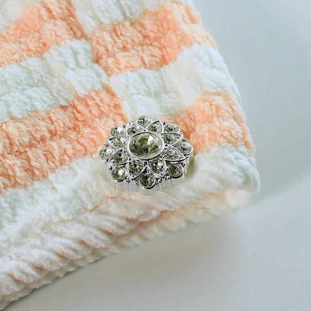 Microfiber Hair Drying Towel Wrap – Soft & Fast-Drying with Teddy Bear Button