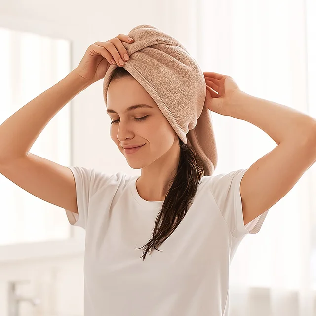 Microfiber Hair Drying Towel Wrap – Super-Absorbent & Quick-Dry