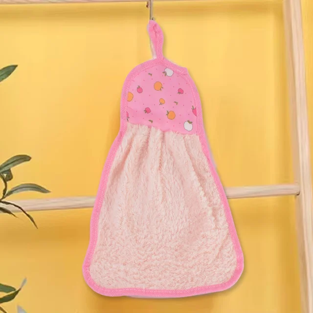 Microfiber Kitchen Towel with Loop – Soft, Quick-Dry & Absorbent