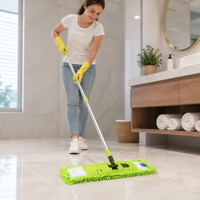 Microfiber Mop – Extendable Handle for Home & Office | Storenzo