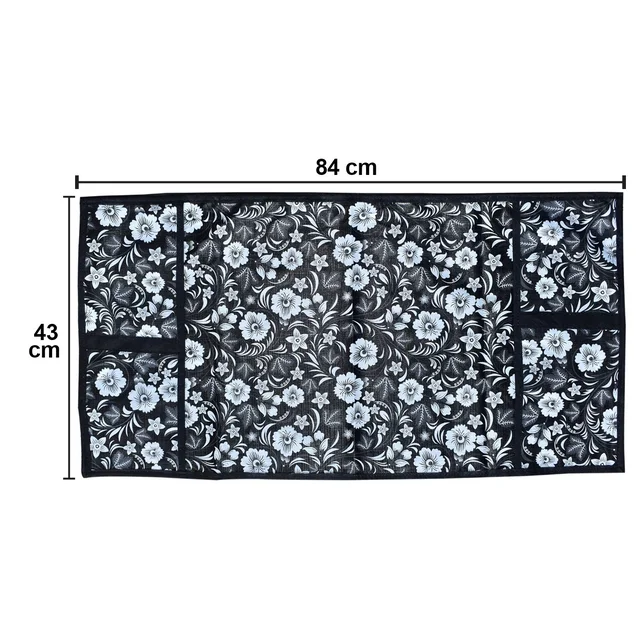 Microwave Oven Cover – Dust Protection with Utility Pockets | Tidy Table