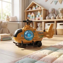 Military Spray Helicopter Toy – Lights, Music & Mist for Kids