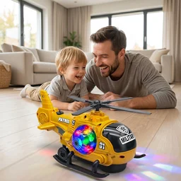 Military Spray Helicopter Toy – Lights, Music & Mist for Kids