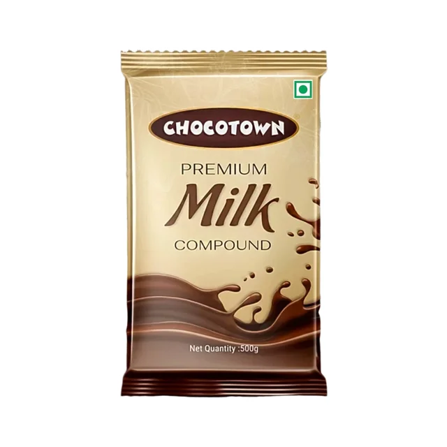 Milk Chocolate Compound Slab – Premium 500gm for Baking | Chocotown